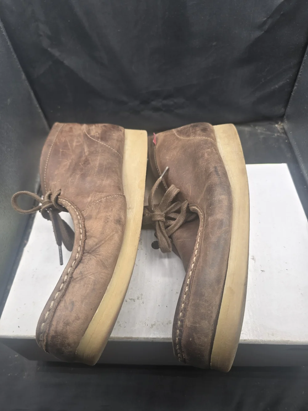 Clarks Brown Leather Men's Chukka Boots